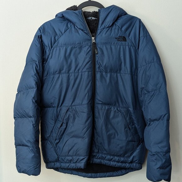 The North Face Boys' Navy Blue Insulated Jacket. Size XL - Picture 1 of 4